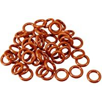 sourcing map Juntas Tóricas De Silicona Vmq Anillos De Estanqueidad Junta De Estanqueidad Roja 11mmx2mm